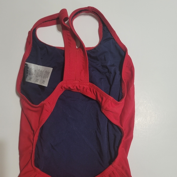 Lifeguard Swimsuit Red women's size‎ 28 Sporti Size 2 XS Swim - Picture 4 of 6